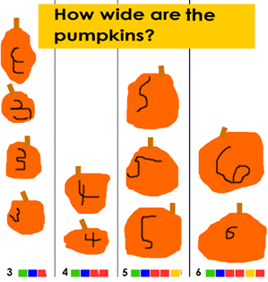 kindergarten pumpkin graph
