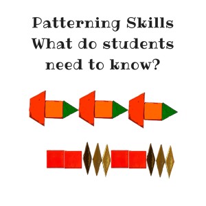 Teaching pattern in kindergarten